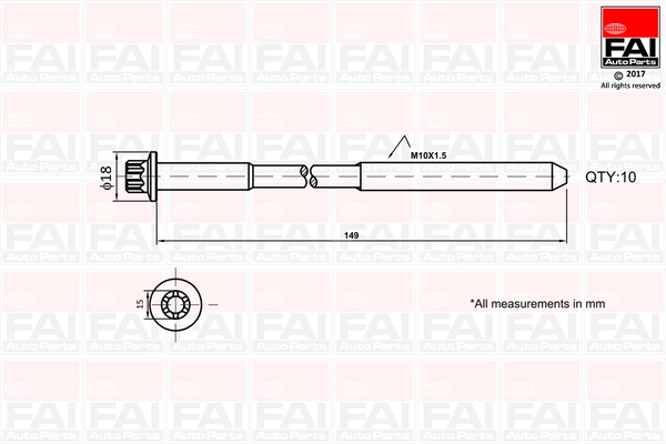 Cylinder Head Bolt Set